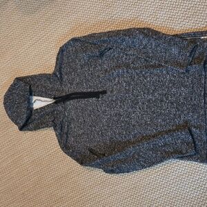 Fabletics Heather Gray Hooded Sweatshirt Size Small